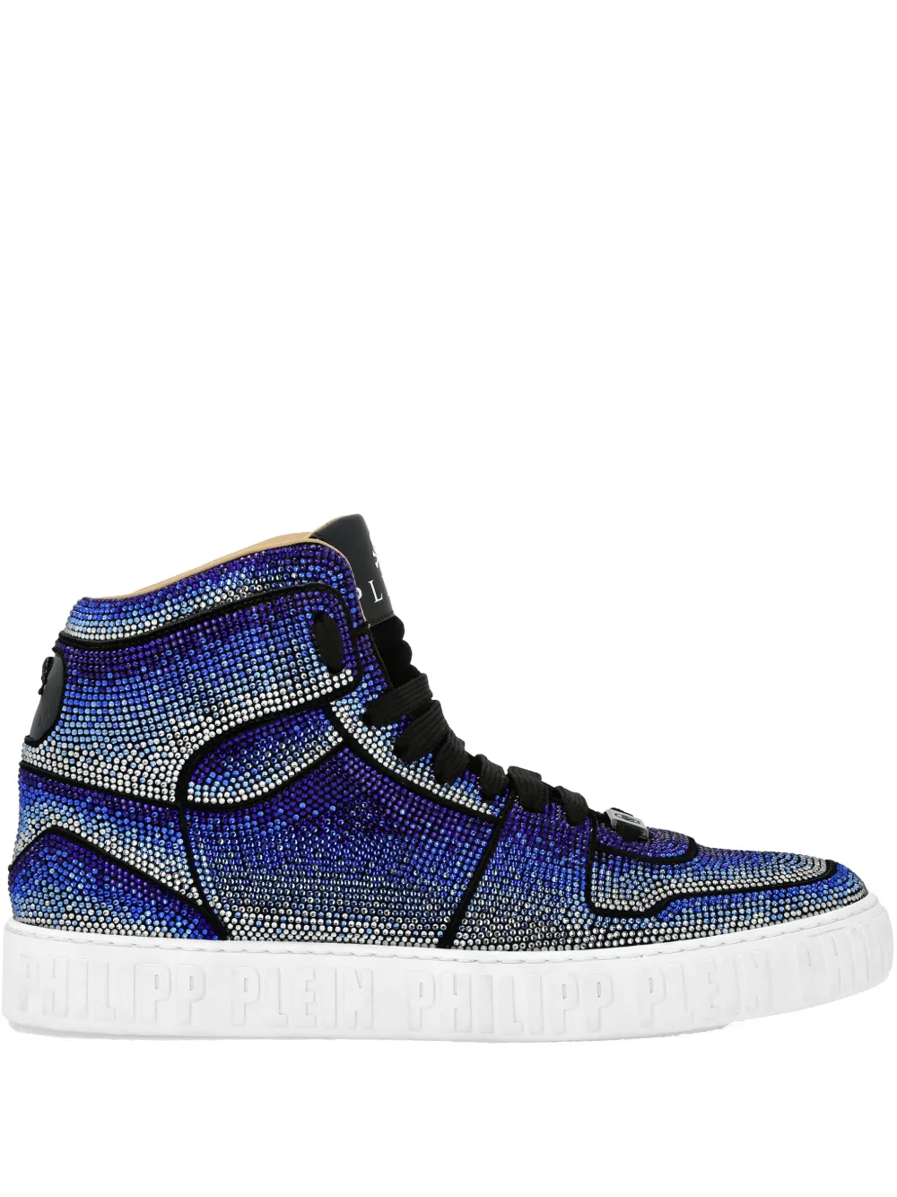 Philipp Plein suede high-top sneakers Blue