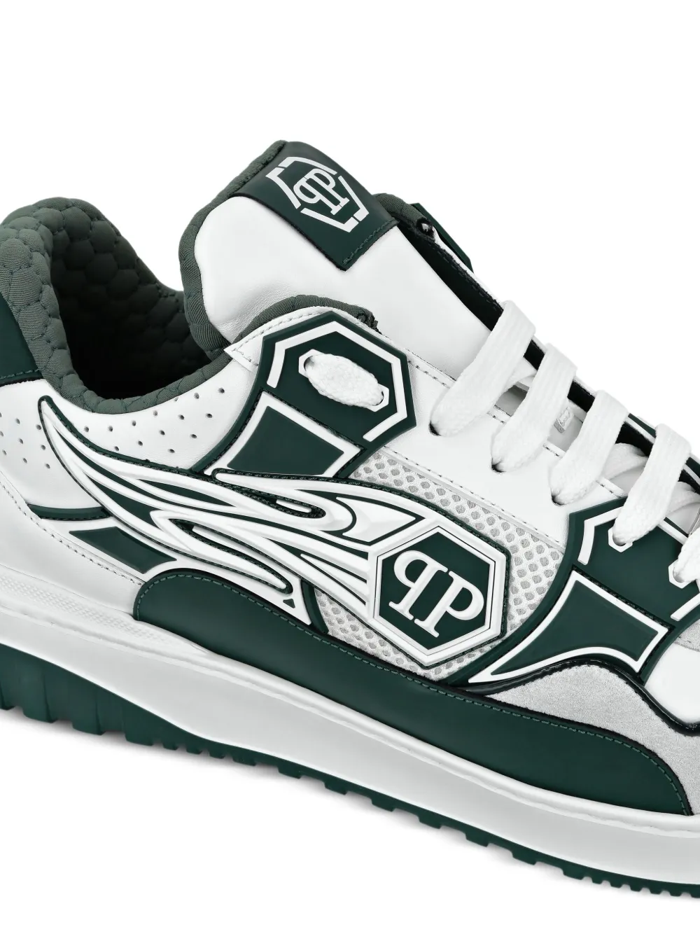 Philipp Plein Logo-patch Low-top Sneakers In White