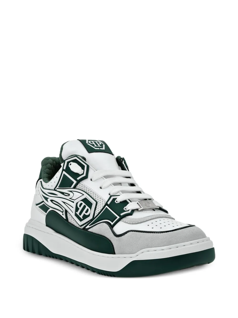 Philipp Plein Logo-patch Low-top Sneakers In White