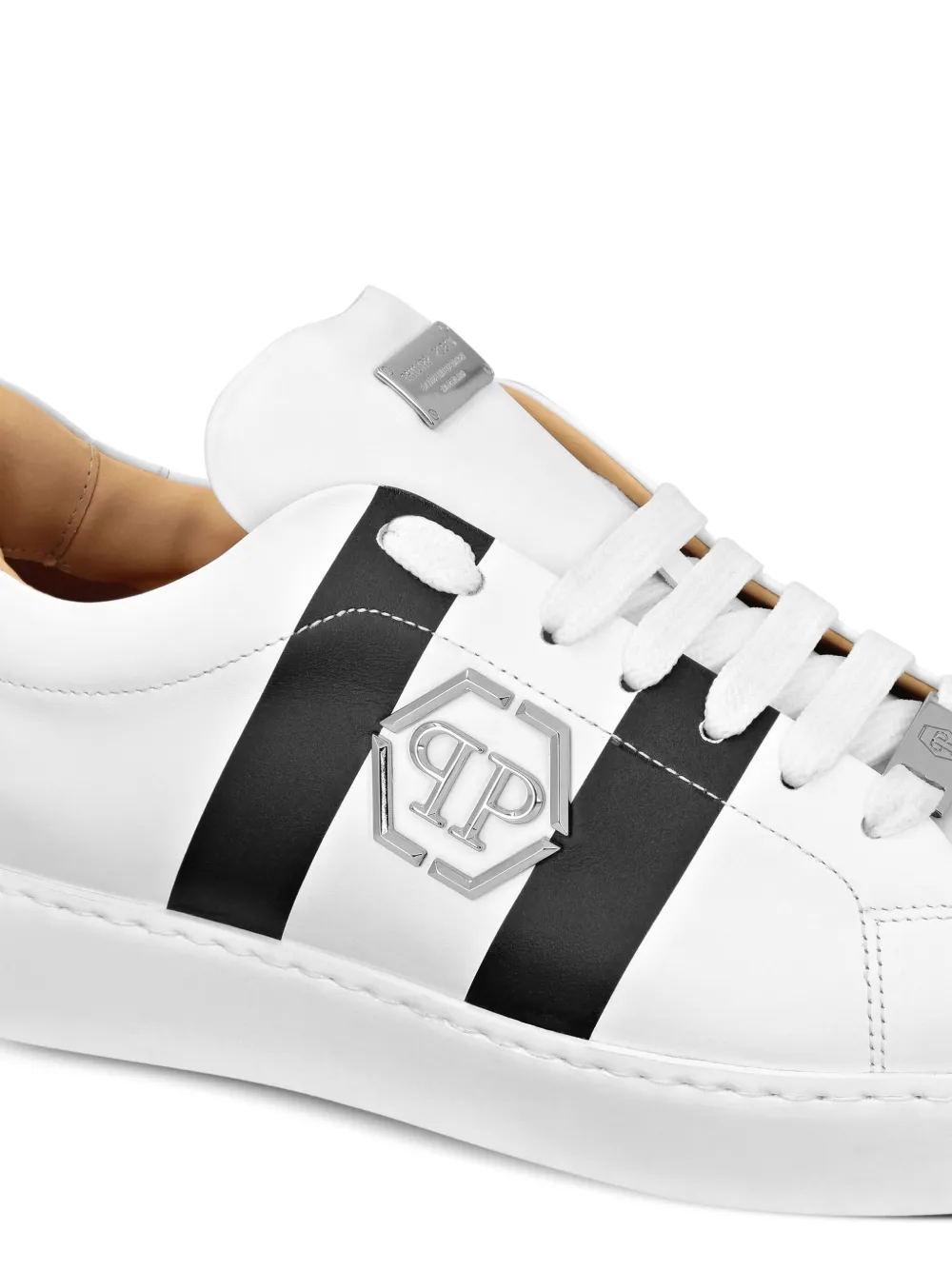 Philipp Plein Hexagon low-top sneakers Wit