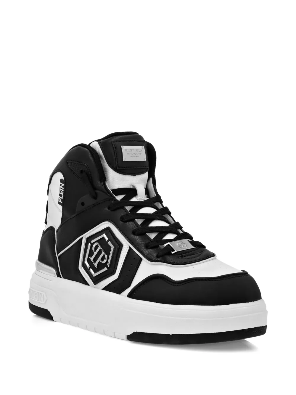 Philipp Plein Sneakers met logoplakkaat Zwart