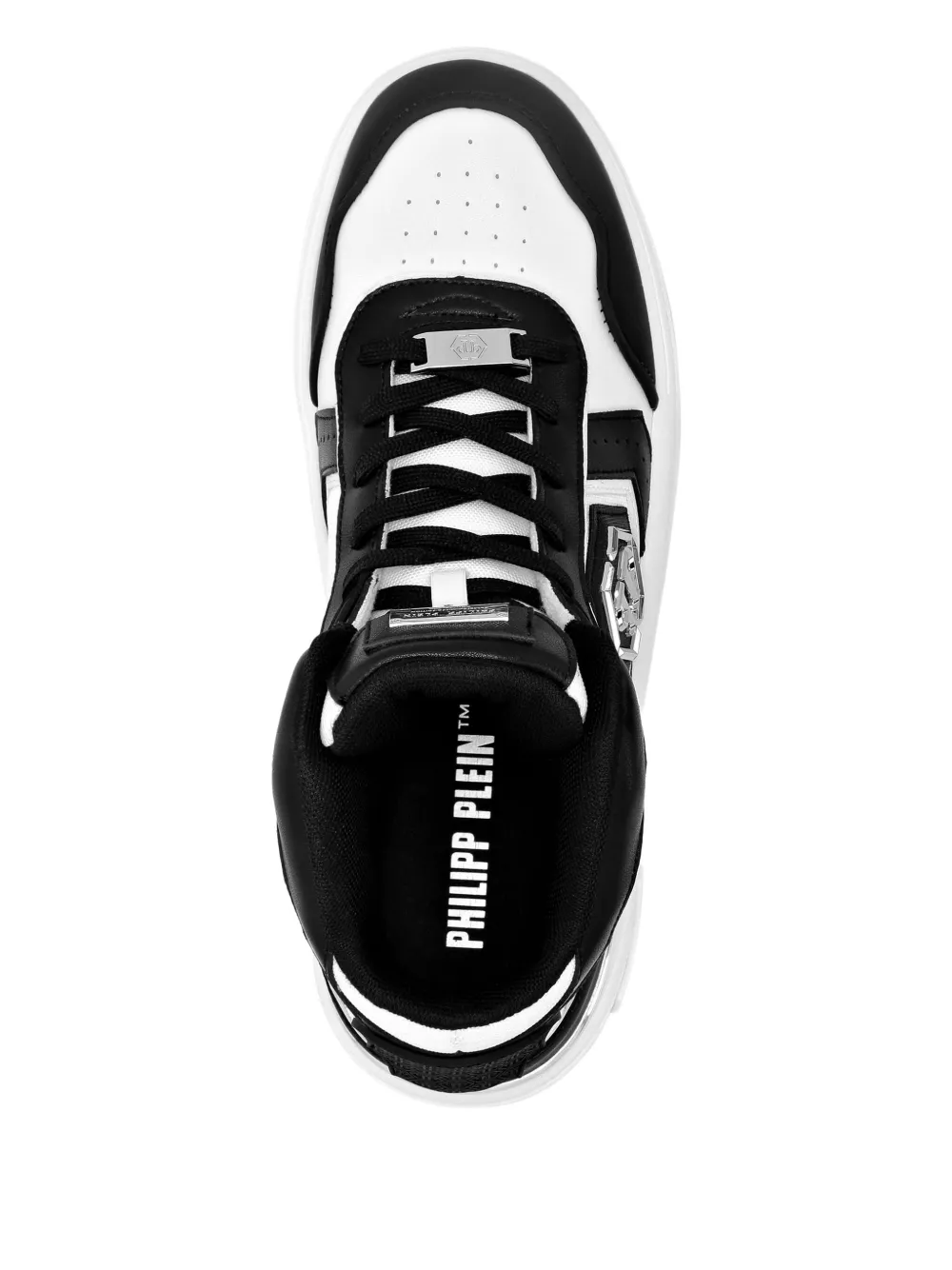 Philipp Plein Sneakers met logoplakkaat Zwart