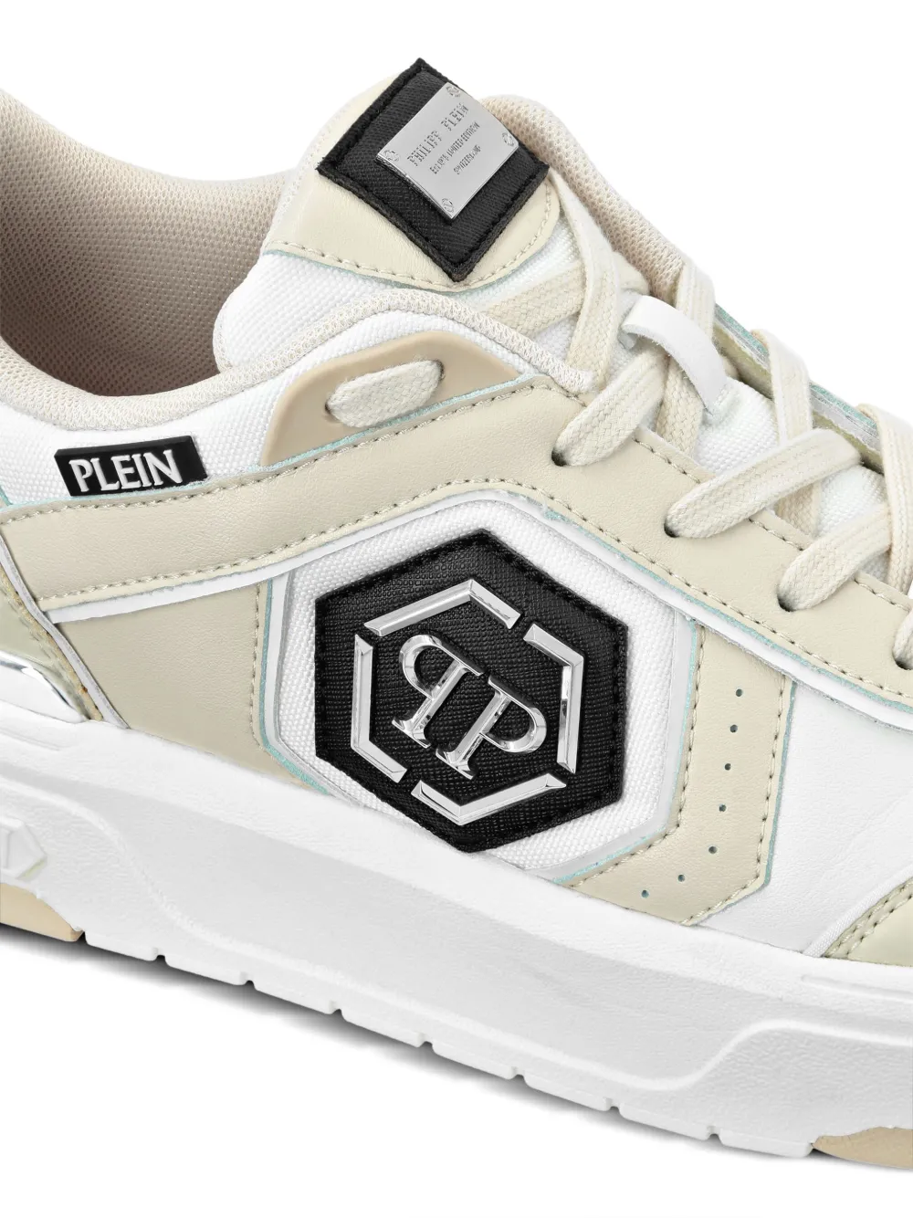 Philipp Plein logo-plaque sneakers Neutrals