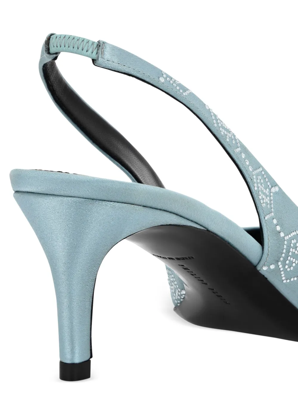 Philipp Plein Slingback pumps met monogram Blauw