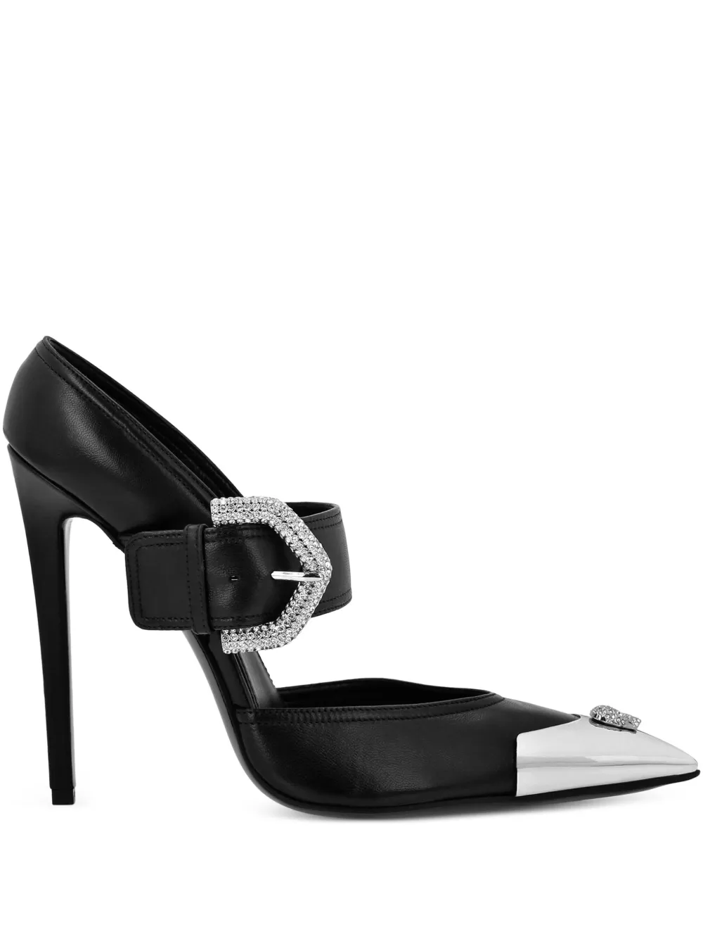 Philipp Plein Pointed-toe Pumps In Black
