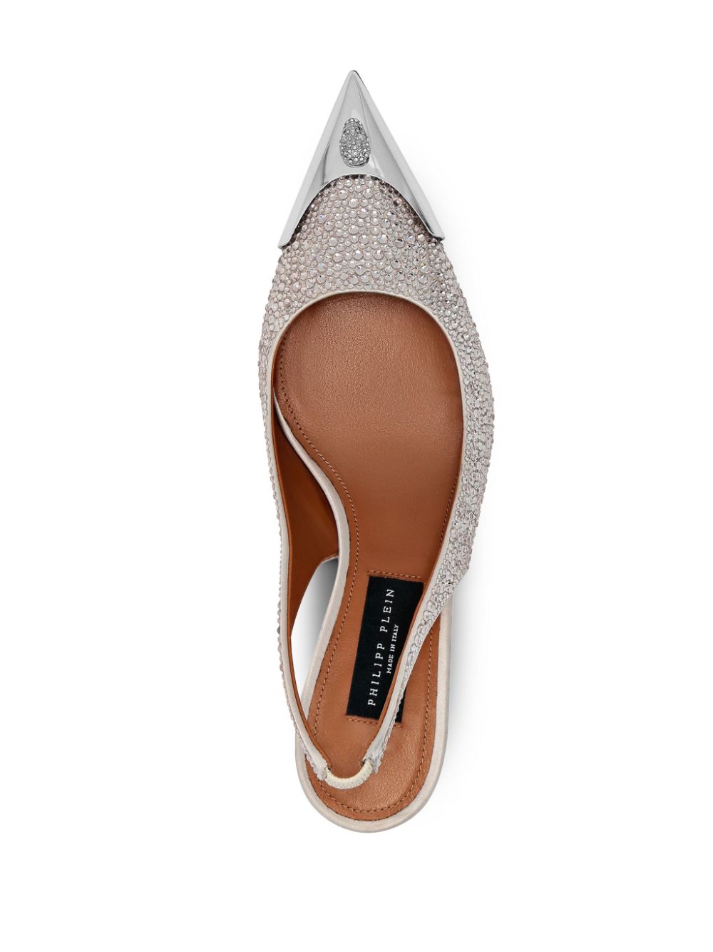 Philipp Plein Mix Strass pumps Neutrals