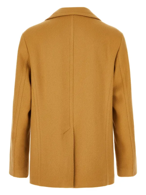 【送料&関税込】Etro Double-breasted Coat With Multicolor Mo ETRO double-breasted Coat | Brown | FARFETCH