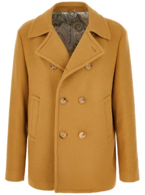 【送料&関税込】Etro Double-breasted Jacket Etro DOUBLE-BREASTED JACKET IN SHOT FABRIC | REVERSIBLE