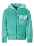 Billieblush crystal-embellished hoodie - Green