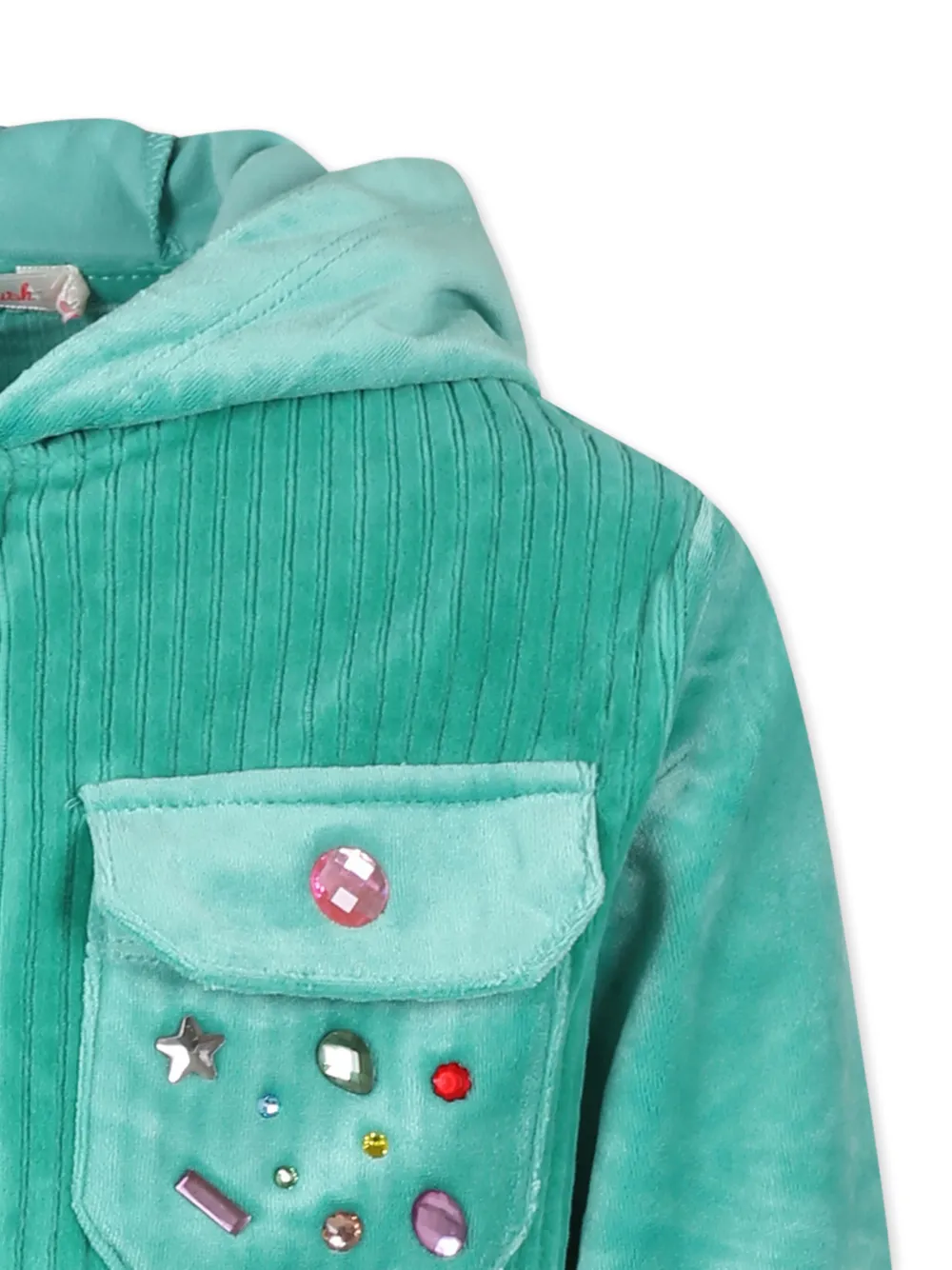 Billieblush Hoodie verfraaid met kristallen Groen