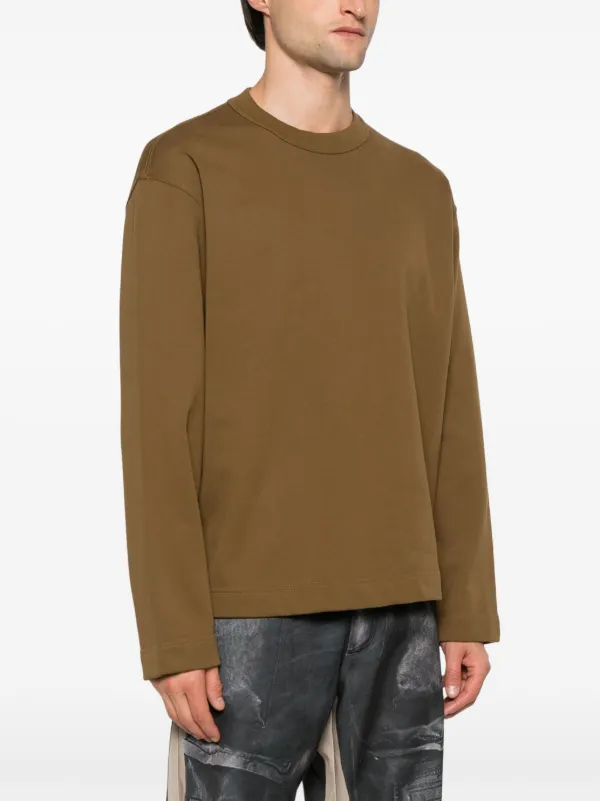 S-MACSIS-OD Sweatshirt with metallic logo｜ブラック｜メンズ