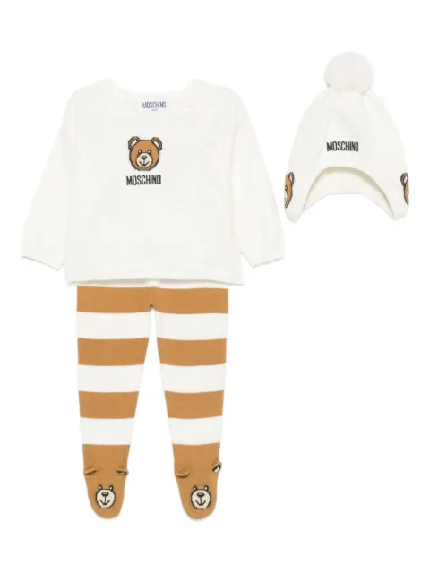 Moschino Kids set de pantalones con motivo Teddy Bear