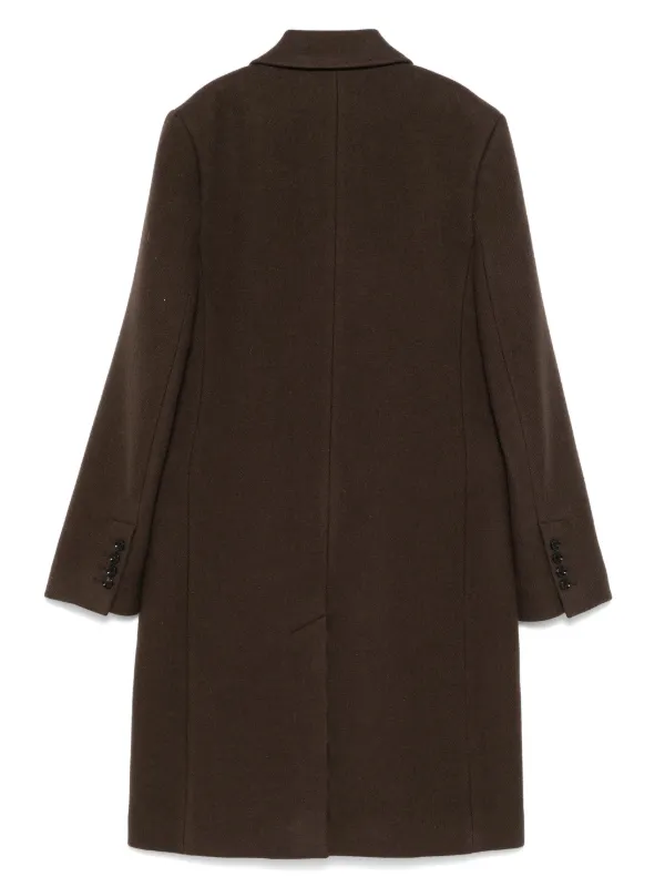 AMI Paris ダブルコート | ブラウン | FARFETCH JP