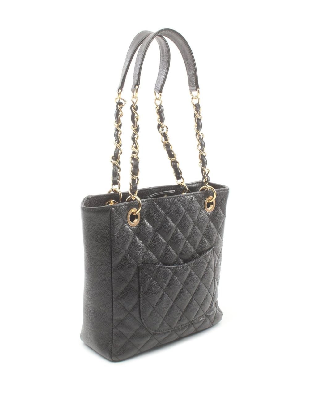 CHANEL Pre-Owned 2011 diamond-quilted tote bag - Zwart