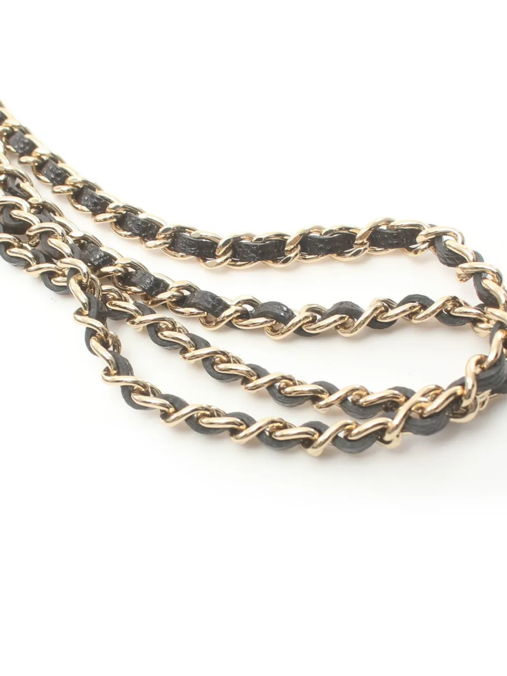 CHANEL PreOwned 20202021 CC diamondquilted walletonchain Black