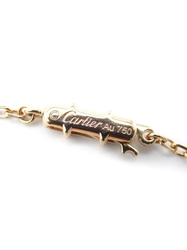 Cartier 2010s Agrafe ダイヤモンド ネックレス 18Kローズゴールド 