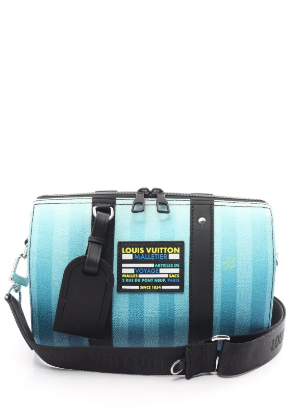 Louis Vuitton Pre-Owned 2021 City Keepall Shoulder Bag | Blue  