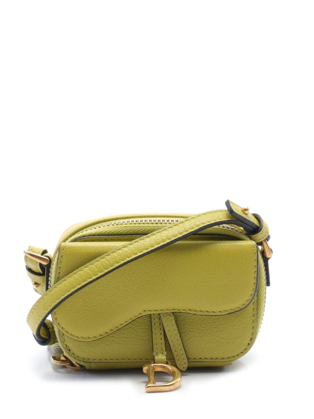 Christian Dior Pre-Owned 2010s Saddle Schultertasche - Grün