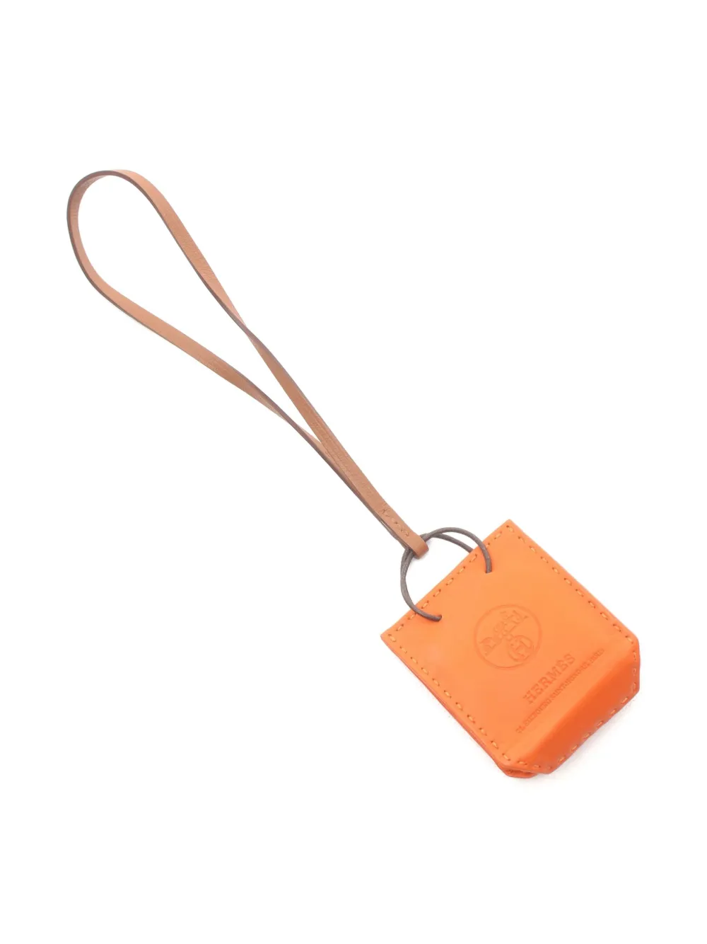 Hermès Pre-Owned 2020 Shopper Sac bag charm - Oranje