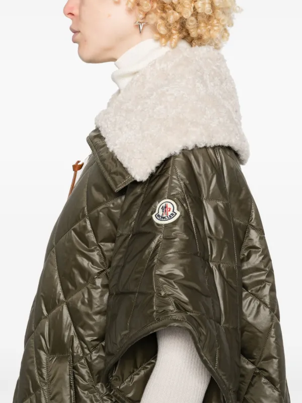 MONCLER【入手困難】お洒落ケープ ★Trimmed Padded Cape★ 全色 関税込 MONCLER WOOL, ALPACA & MOHAIR PADDED CAPE (MONCLER