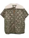 Moncler padded cape - Green