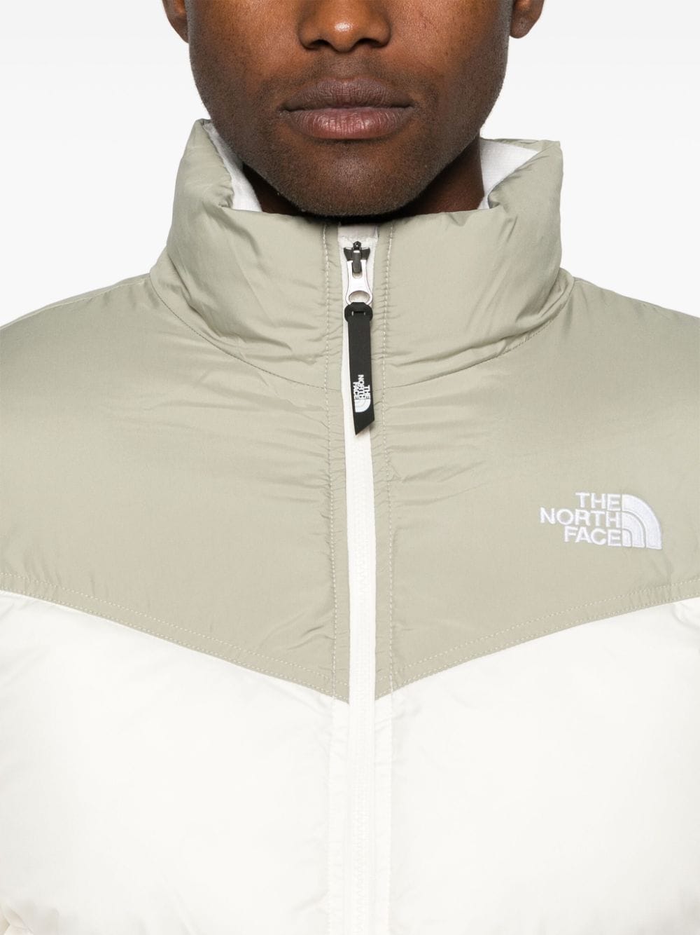 Shop The North Face Saikuru Puffer Jacket In White