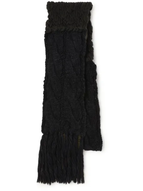 Y's two-tone scarf