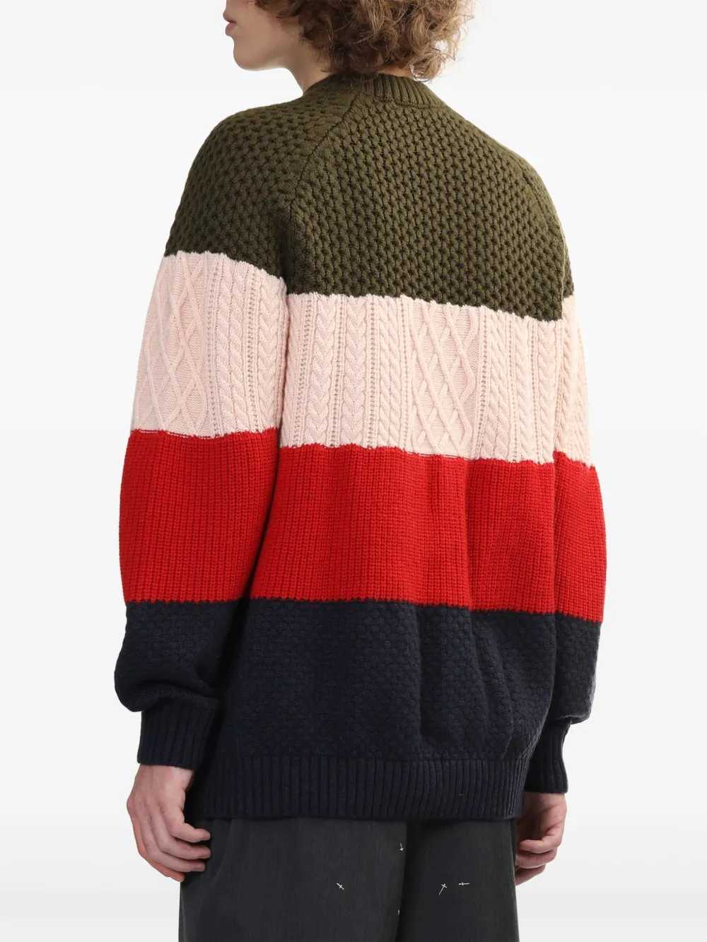 Undercover Trui met colourblocking Roze