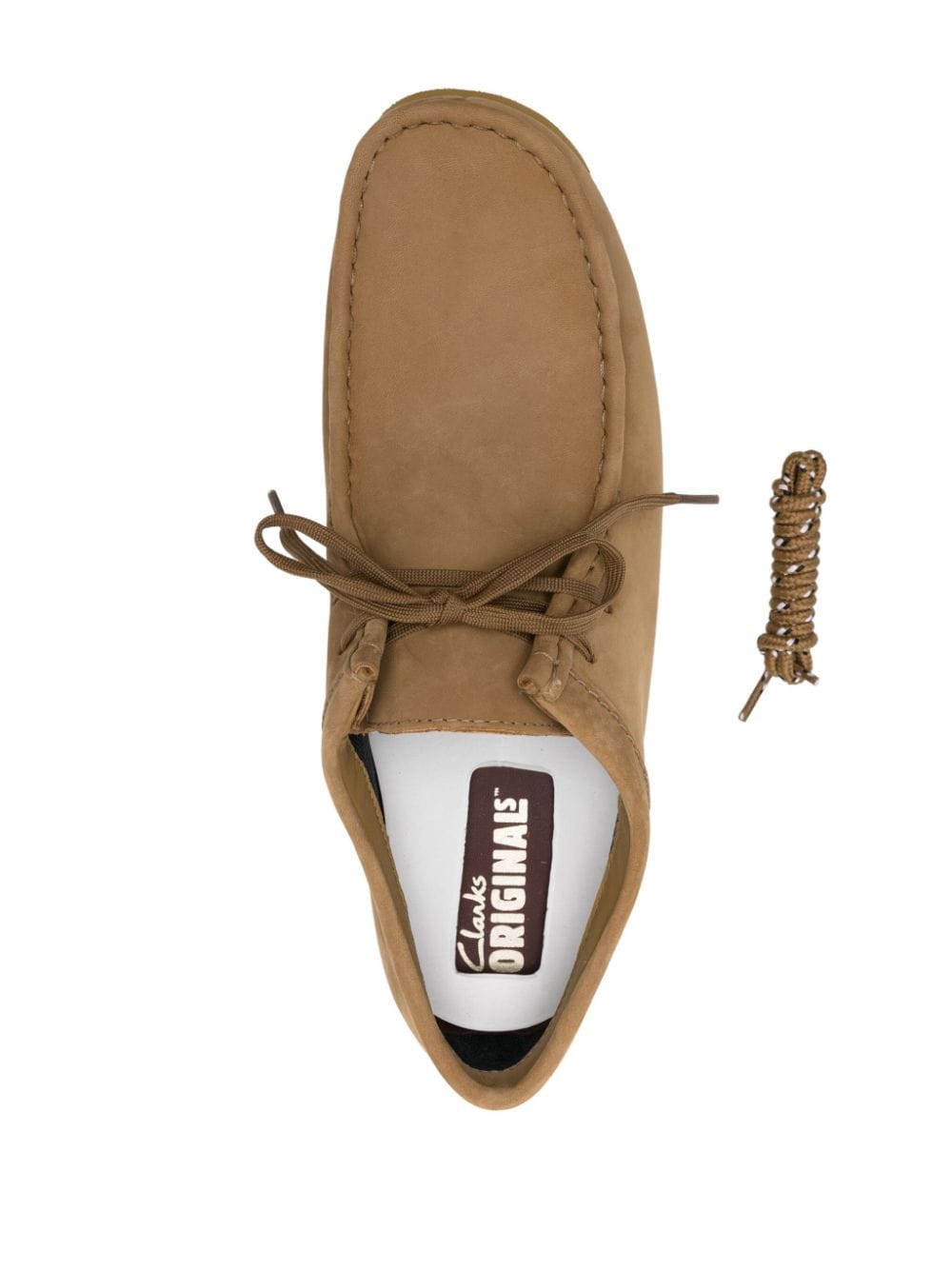 Shop Clarks Originals Wallabee Boots In Brown