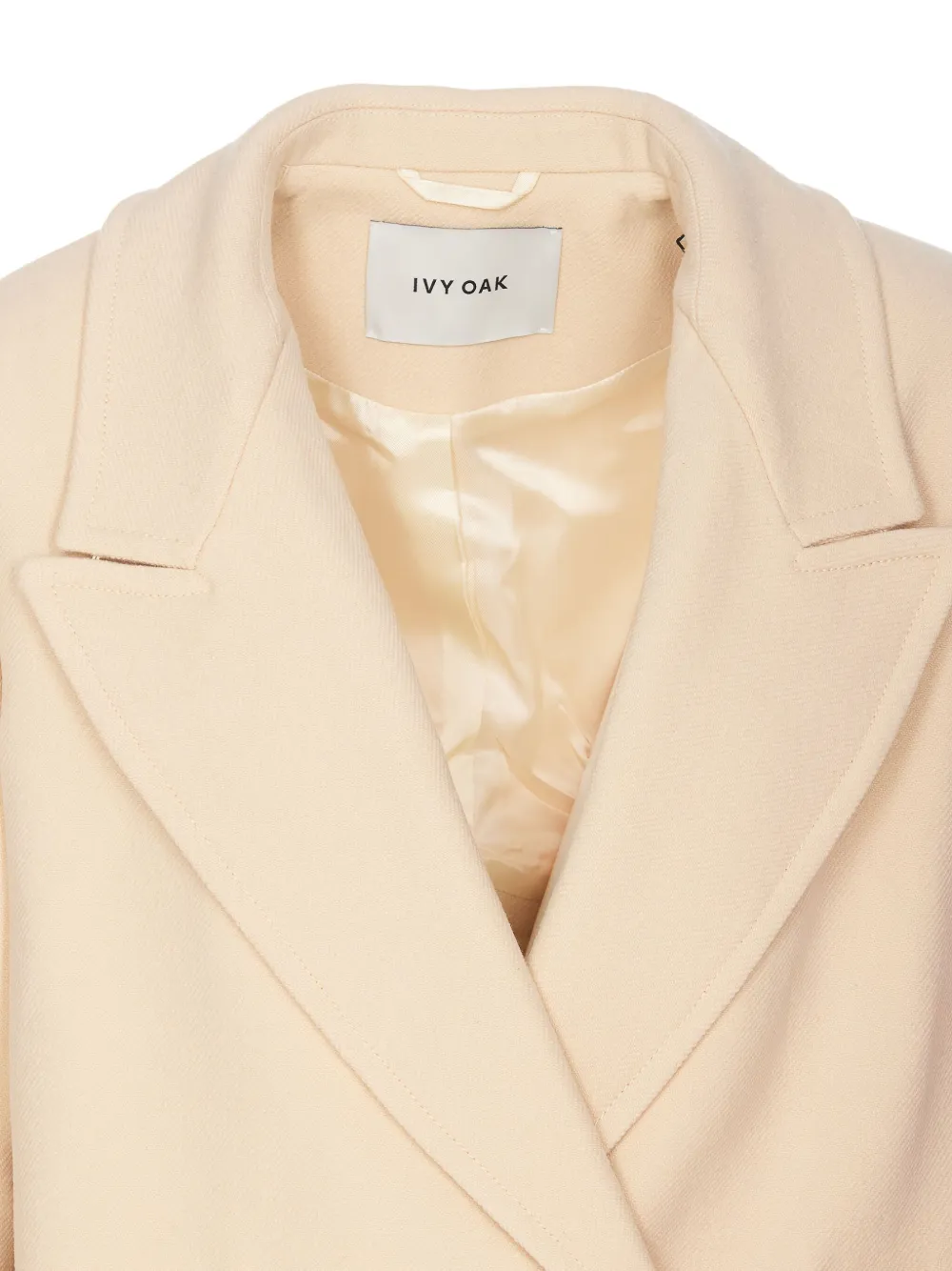 Shop Ivy & Oak Double-breasted Blazer In Neutrals