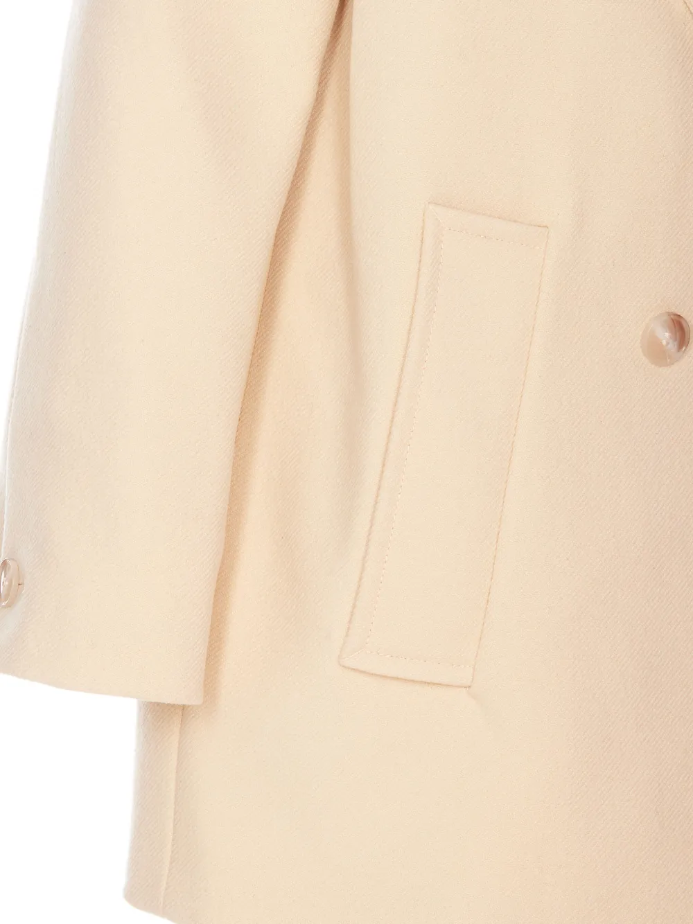 Shop Ivy & Oak Double-breasted Blazer In Neutrals