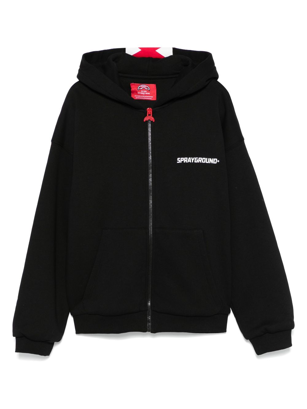 sprayground kid zip-up hoodie - Black