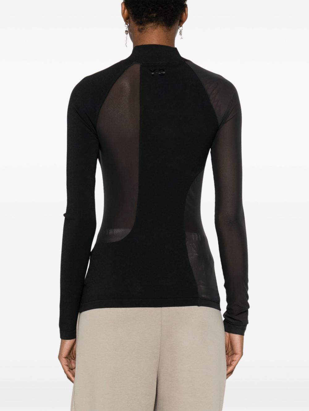 JNBY mesh-detailing top Women