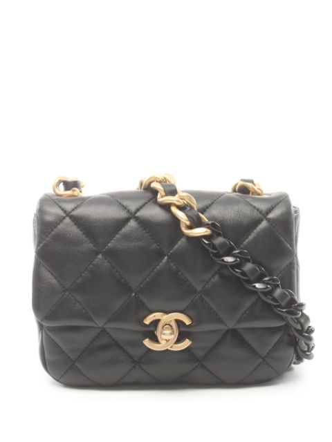 HOT SALE CHANEL 2020s CC diamond-quilted mini bag Women