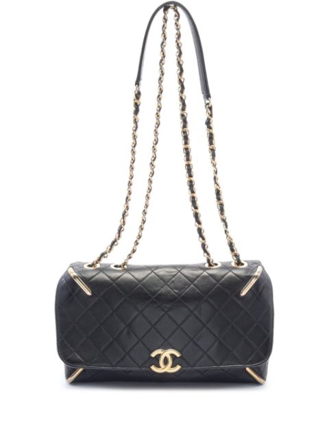 HOT SALE CHANEL 2017-2018 CC diamond-quilted shoulder bag Women