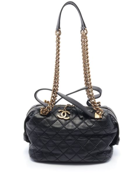 CHANEL Pre-Owned 2014-2015 CC diamond-quilted shoulder bag WOMEN