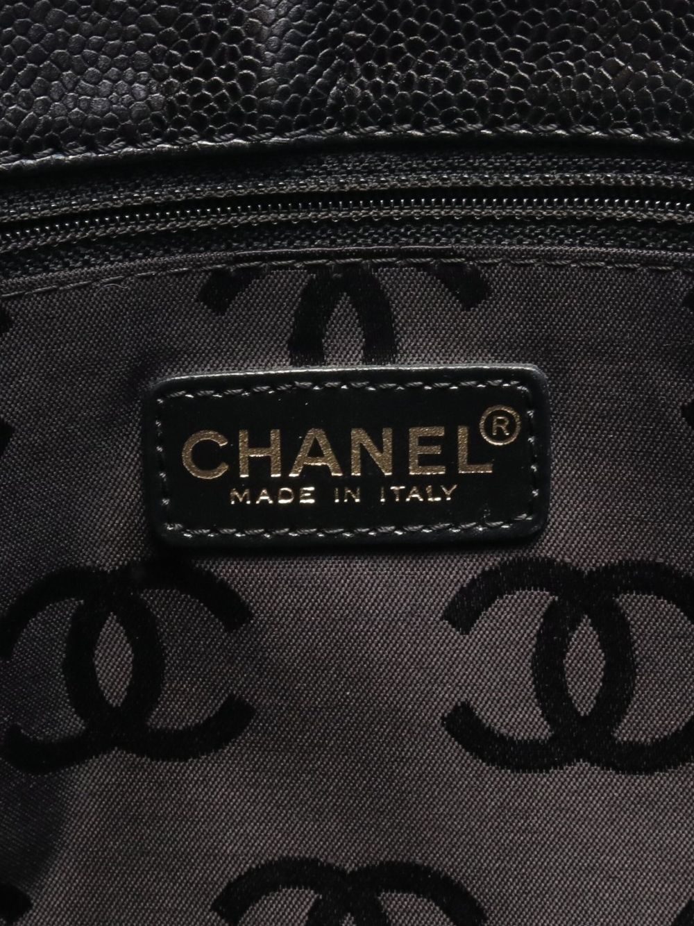 CHANEL 2002-2003 CC stitch tote bag Women