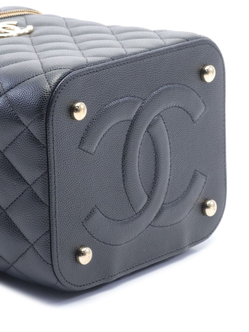 Affordable HOT SALE CHANEL 2000s diamond-quilted Vanity handbag Women