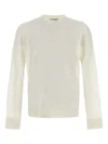 Laneus crew-neck sweater - White