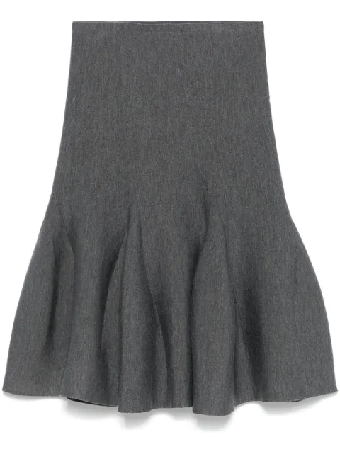Alaïa mélange-effect midi skirt