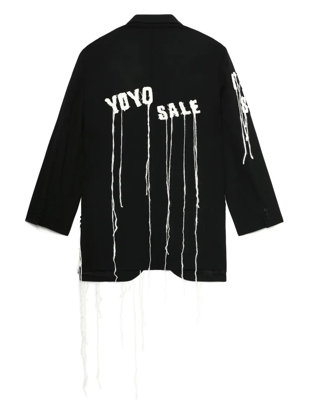 Yohji Yamamoto embroidered blazer | Image 6