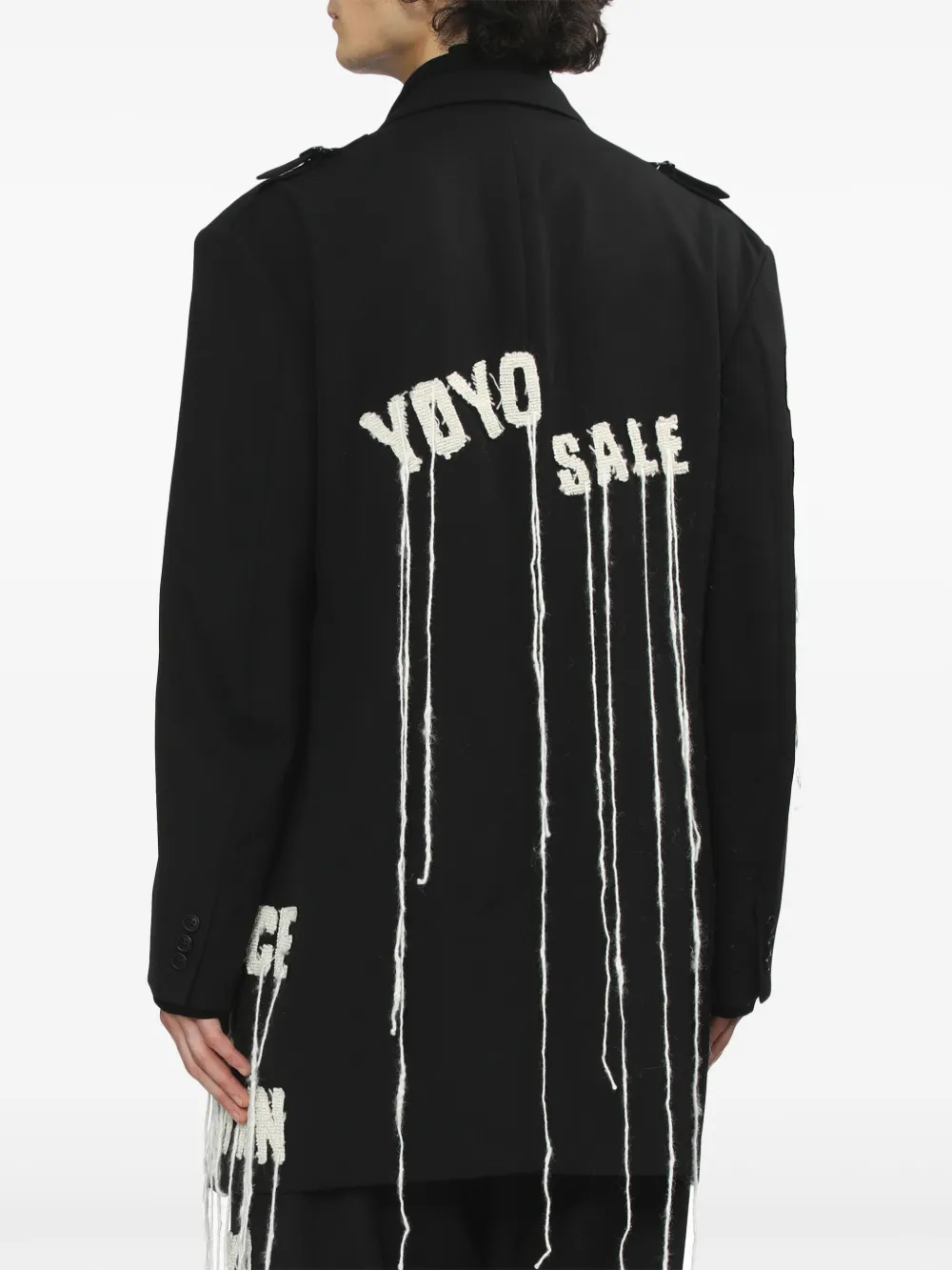 Yohji Yamamoto embroidered blazer | Clothing | Image 4