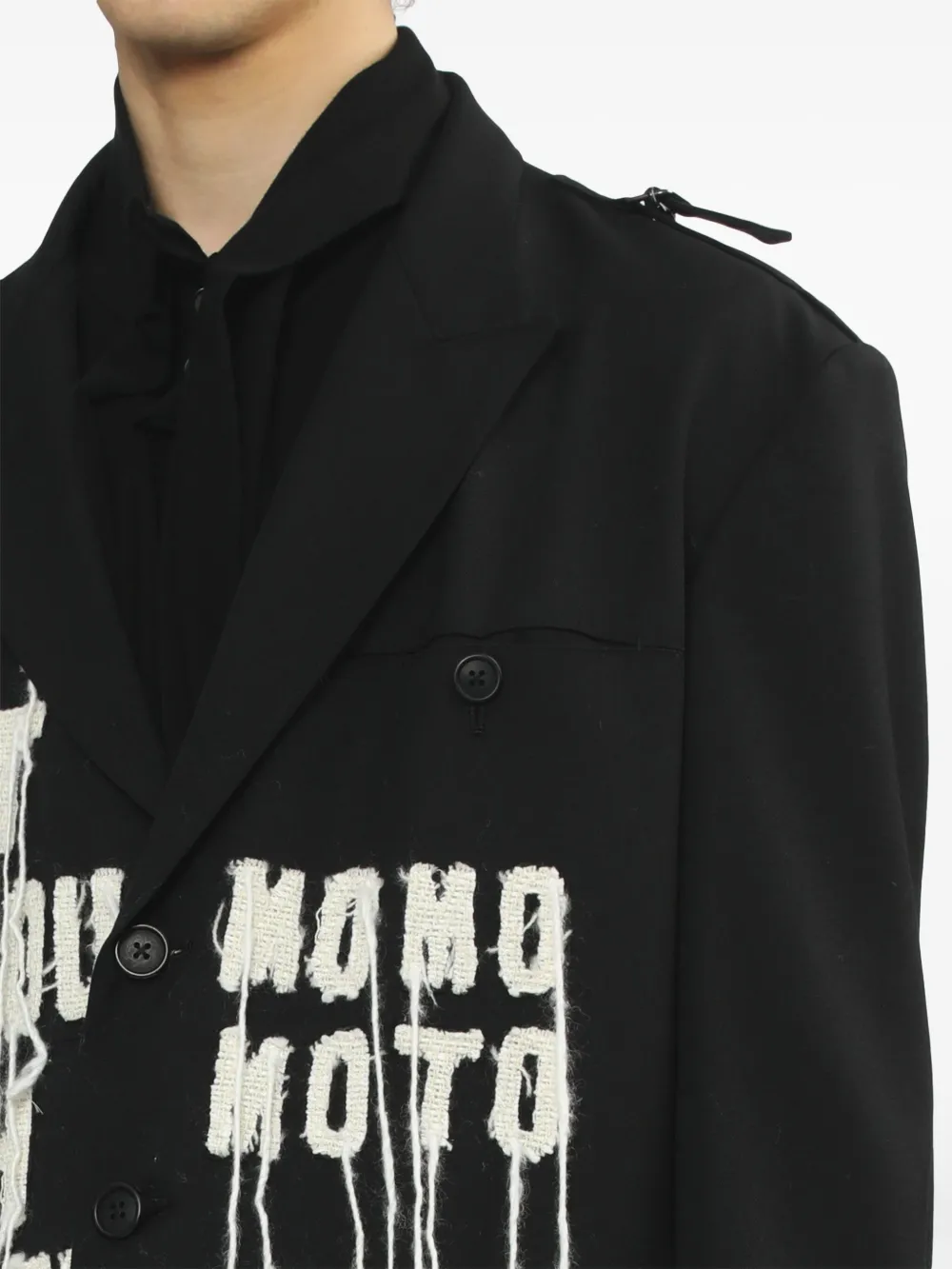 Yohji Yamamoto embroidered blazer | Image 5