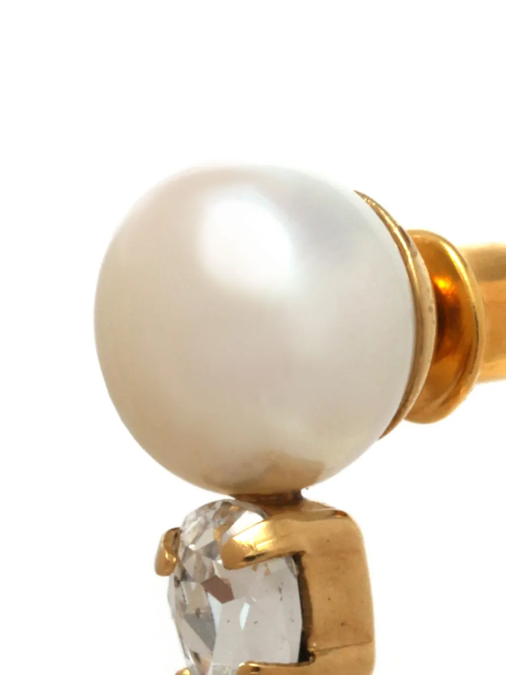 Simone Rocha Pearl-detailing Earrings In Gold