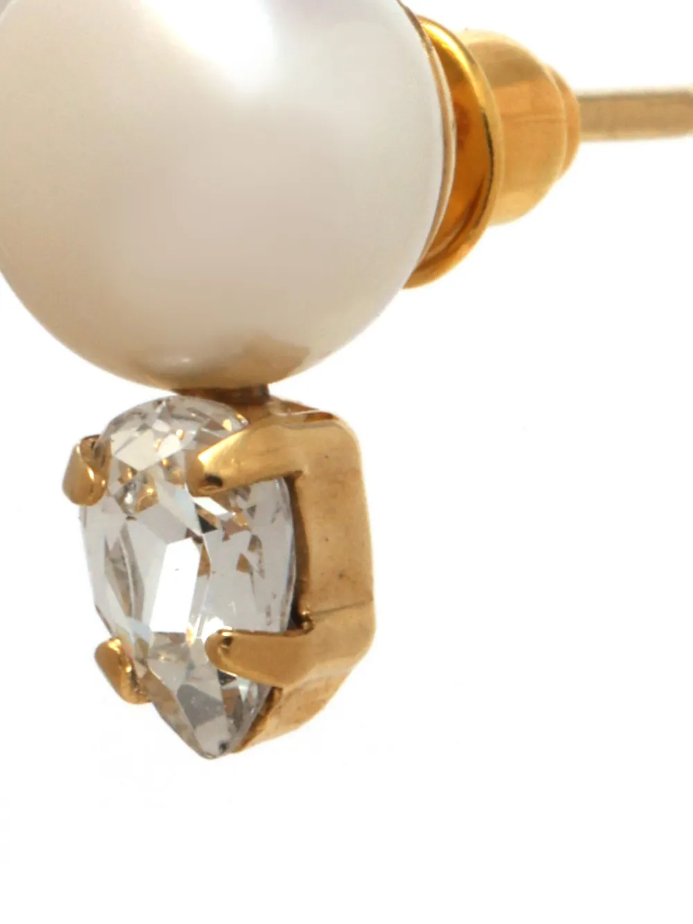 Simone Rocha Pearl-detailing Earrings In Gold