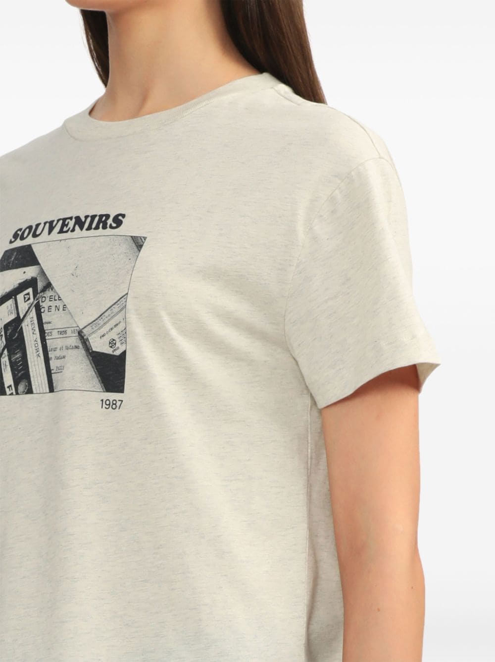 Shop Apc Souvenirs T-shirt In Neutrals