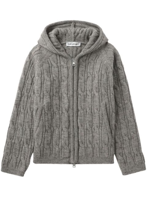 OUR LEGACY wool hooded cardigan Women