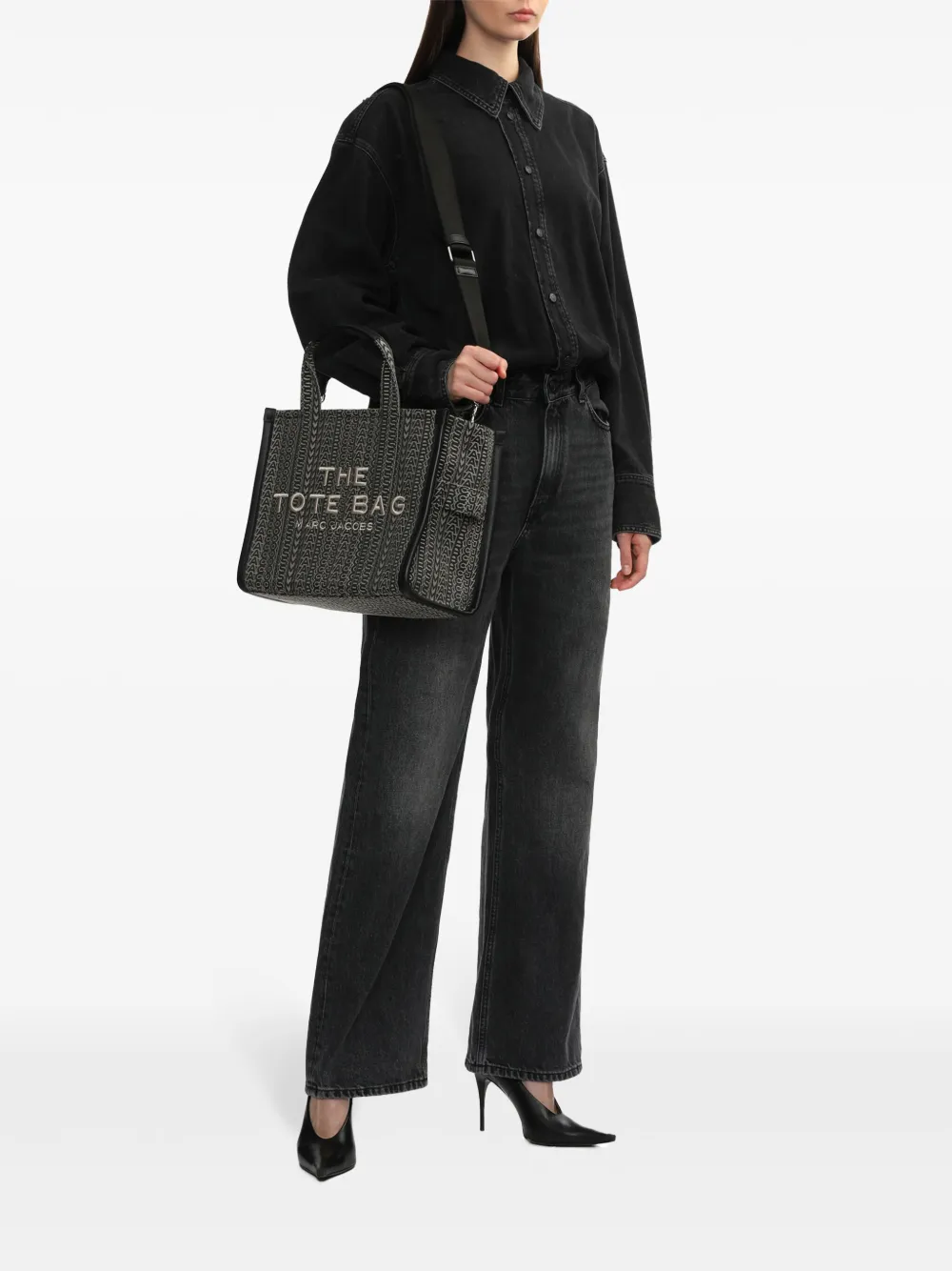 Haikure Spijker jumpsuit - Zwart