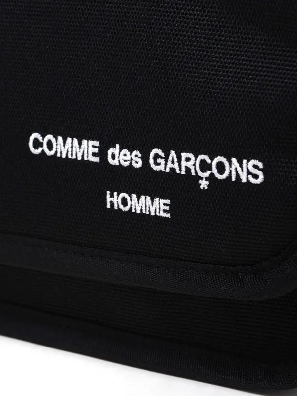 Comme Des Garçons Homme logo-embroidered Messenger Bag