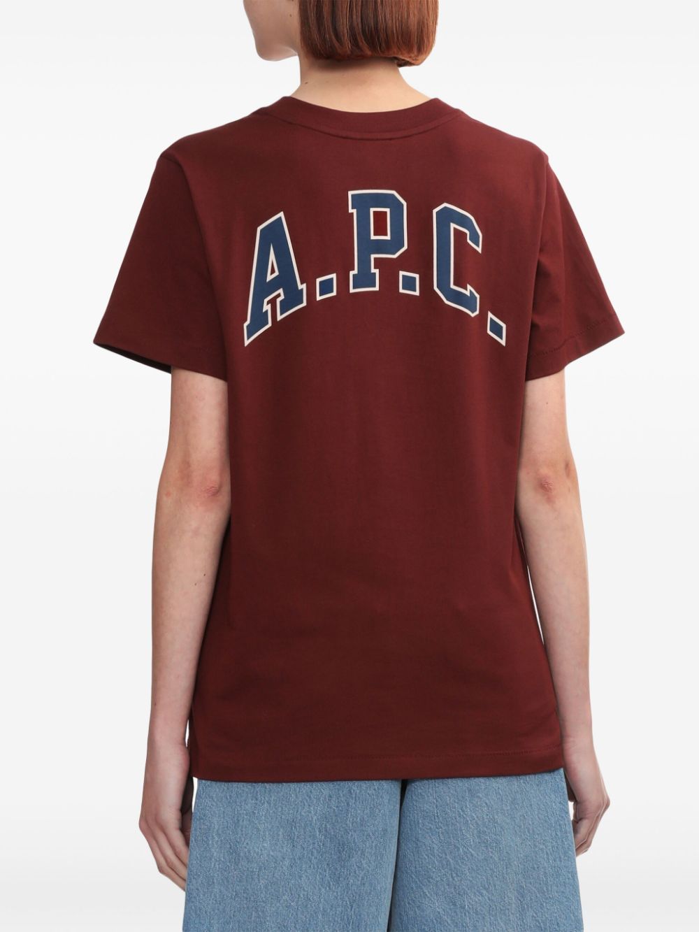 A.P.C. logo-print T-shirt Women